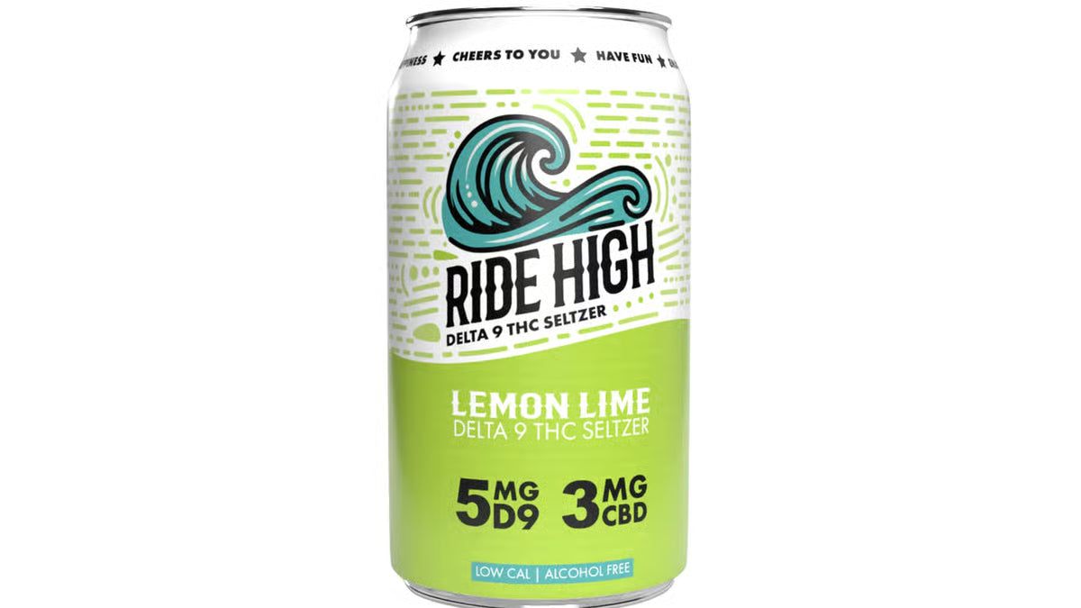 Ride High THC Infused Seltzer 12oz - 5mg