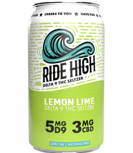 Ride High THC Infused Seltzer 12oz - 5mg