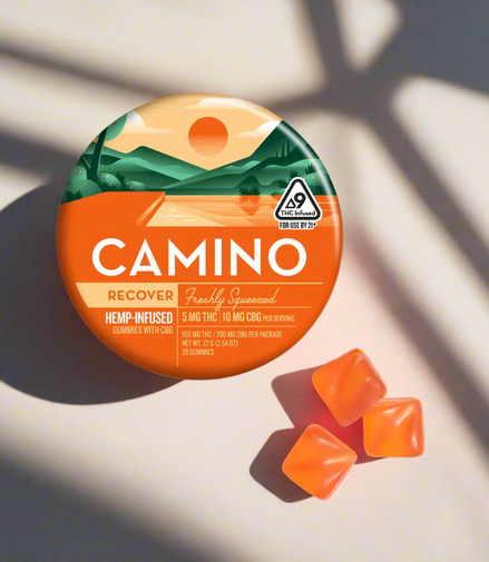 Camino Recover – Freshly Squeezed Gummies | 5mg THC : 10mg CBG