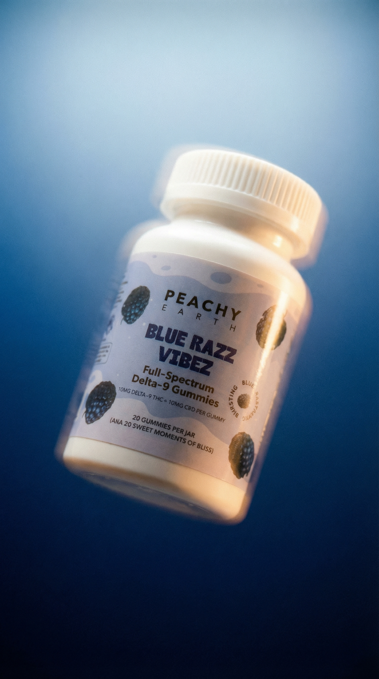 Blue Razz Vibes – Delta-9 Gummies