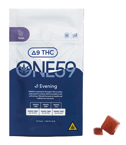 One59 Evening Grape Gummy for Sleep - 10mg