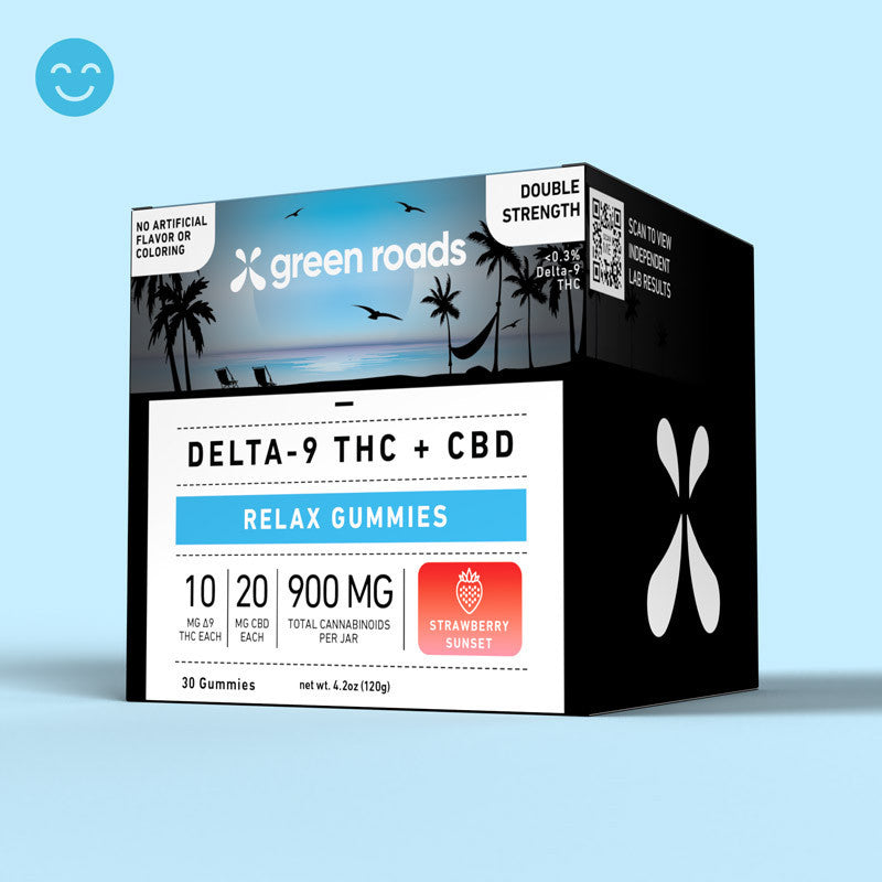 Green Roads THC Relax Gummies - (30ct) 900mg