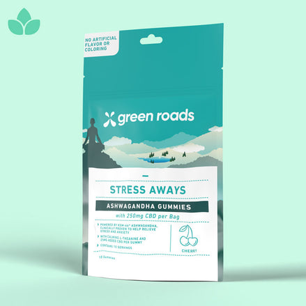 Green Roads Stress Aways Ashwagandha Gummies - 10ct