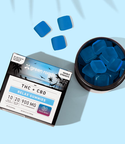 Green Roads Peach-Berry THC Relax Gummies - (30ct) 900mg