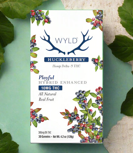 WYLD Huckleberry Hybrid THC | Playful - 30ct