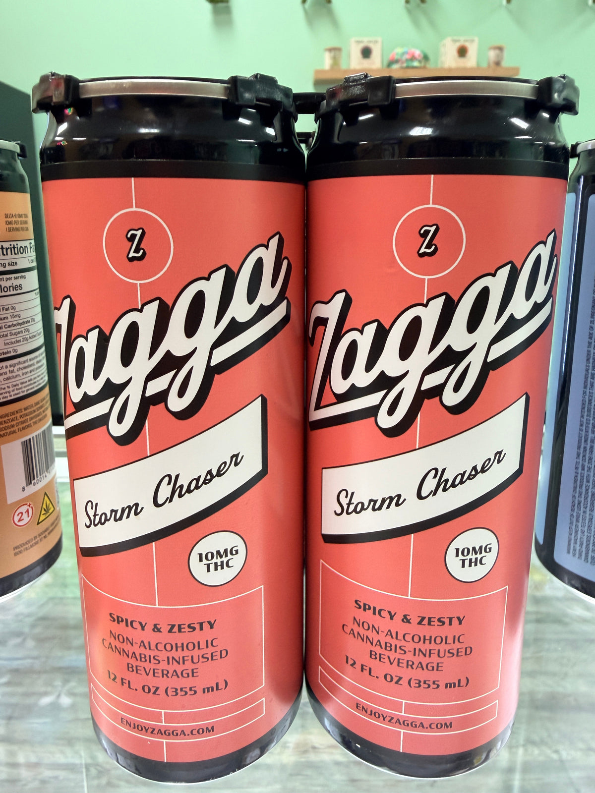 Zagga Storm Chaser — spicy and zesty, 10 mg THC, 12 fl oz