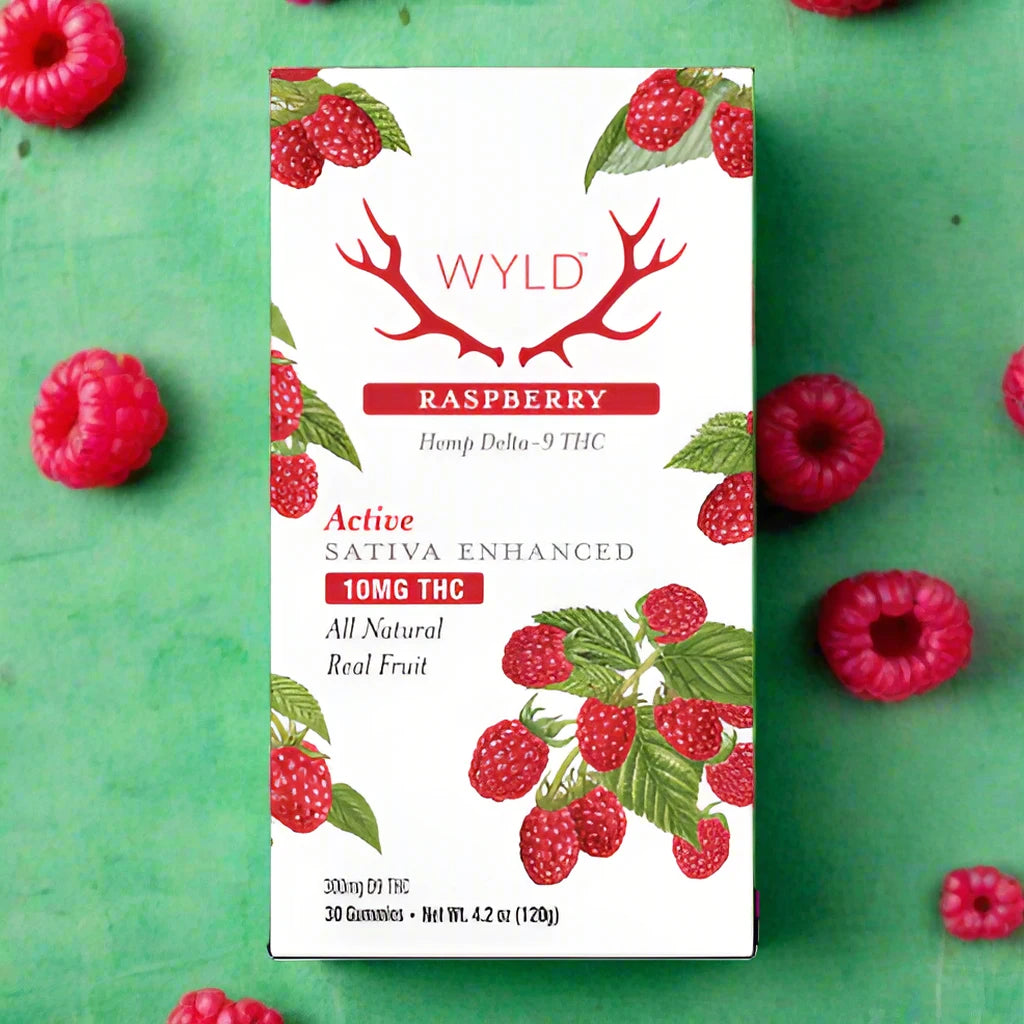WYLD Raspberry Sativa THC | Active - 30ct – Peachy Earth
