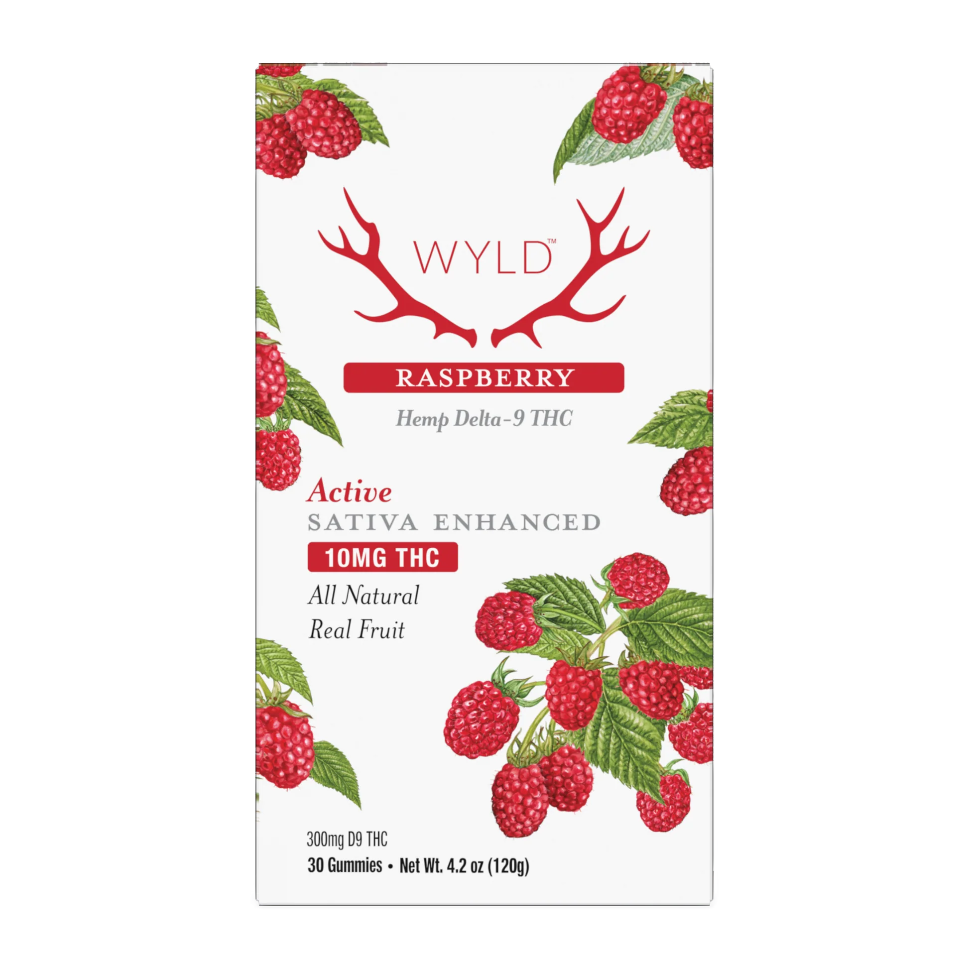 WYLD Raspberry Sativa THC | Active - 30ct