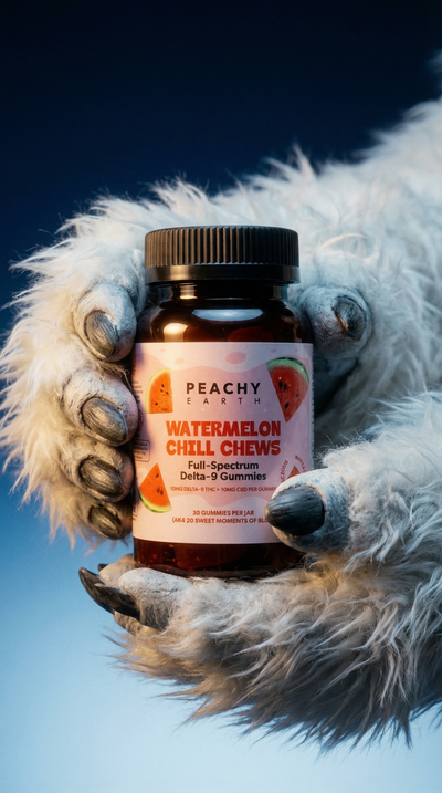 Peachy Earth Watermelon Delta 9 Gummies