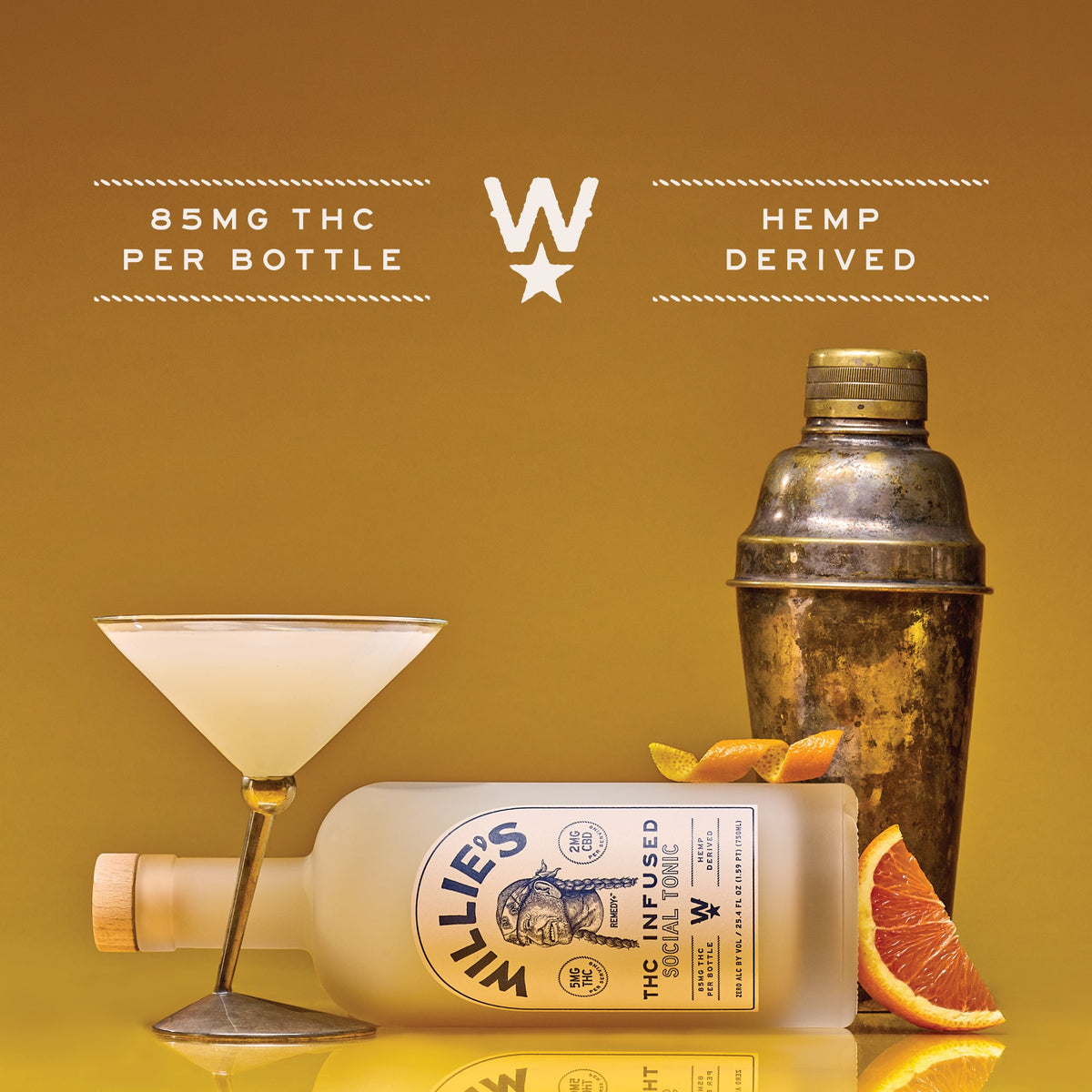 Willie's Remedy+ THC Social Tonic - 5mg (750mL)