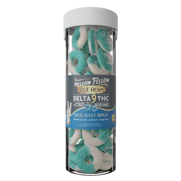 Mellow Fellow Delta 9 THC+CBD Rings 800mg