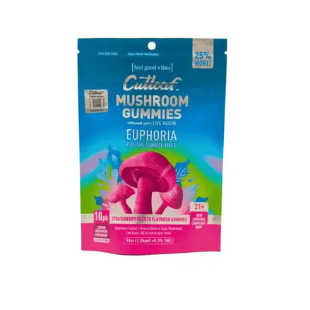 Cutleaf - Euphoria Mushroom Gummies - Sunrise - 1000mg
