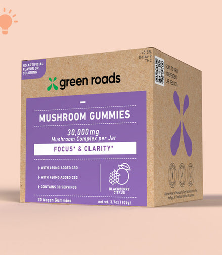 Mushroom Focus & Clarity CBD Gummies - (30ct)
