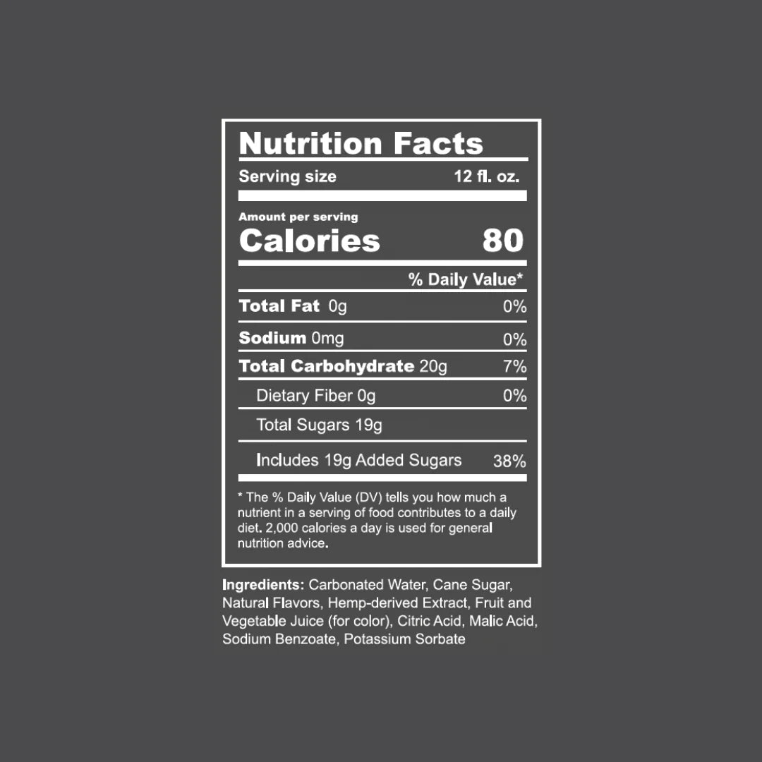 Drippy 12oz 10mg THC | 10mg CBN Soda