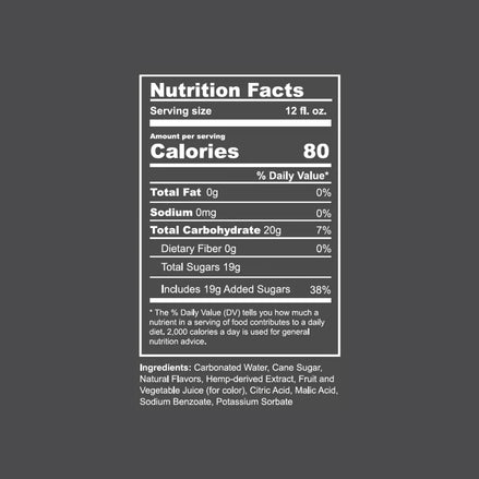 Drippy 12oz 10mg THC | 10mg CBN Soda