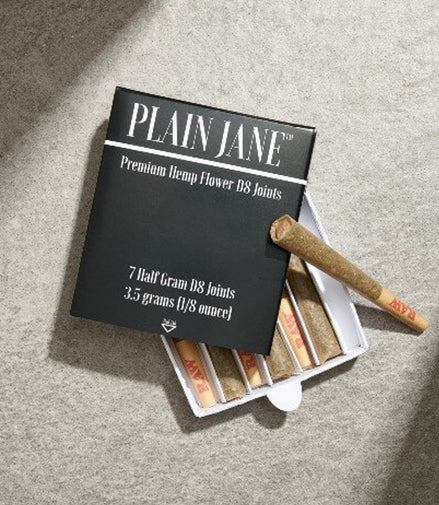 Plain Jane - Eighth Pack Delta 8 Hemp Prerolled Joints