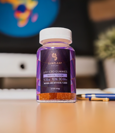 The Georgia Hemp Co (Sympleaf) 10mg Delta 9 & 10mg of CBD 1:1 Gummies