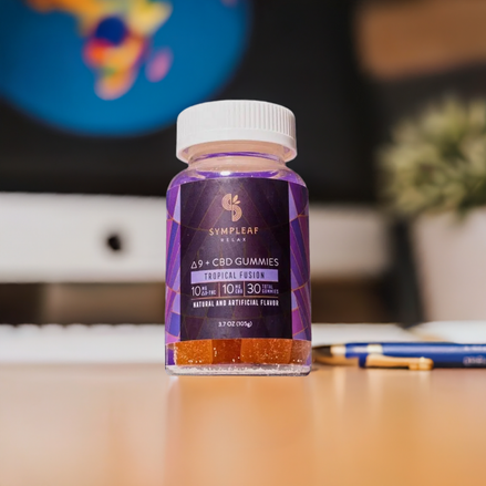 The Georgia Hemp Co (Sympleaf) 10mg Delta 9 & 10mg of CBD 1:1 Gummies