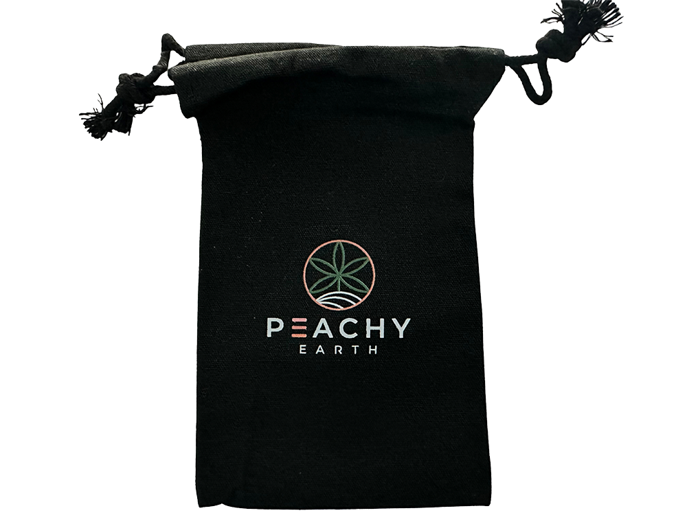 Peachy Earth Stash Bag
